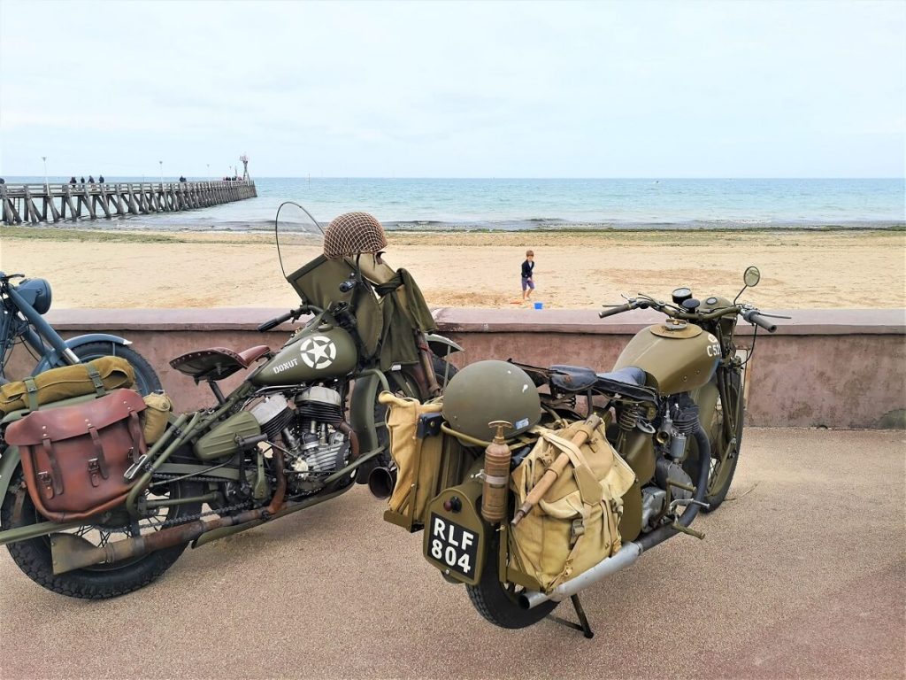 motos d epoque seconde guerre mondiale courseulles sur mer