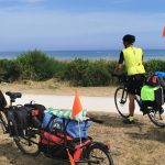 couple a velo cyclotourisme piste cyclable bernieres sur mer