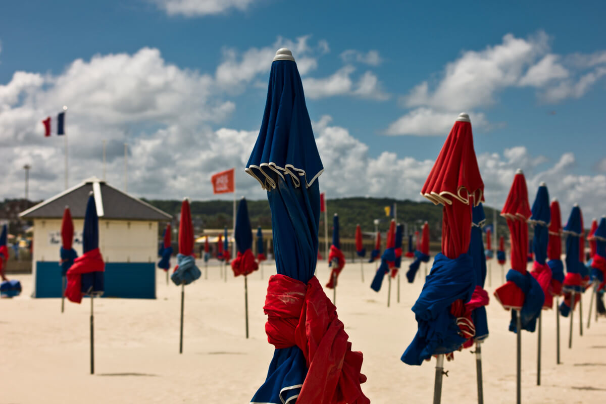 the parasols of deauville