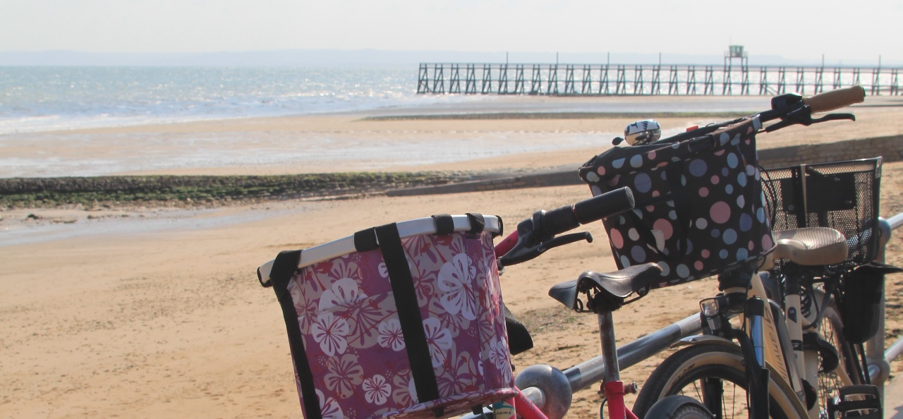fietsen op de zeedijk luc sur mer