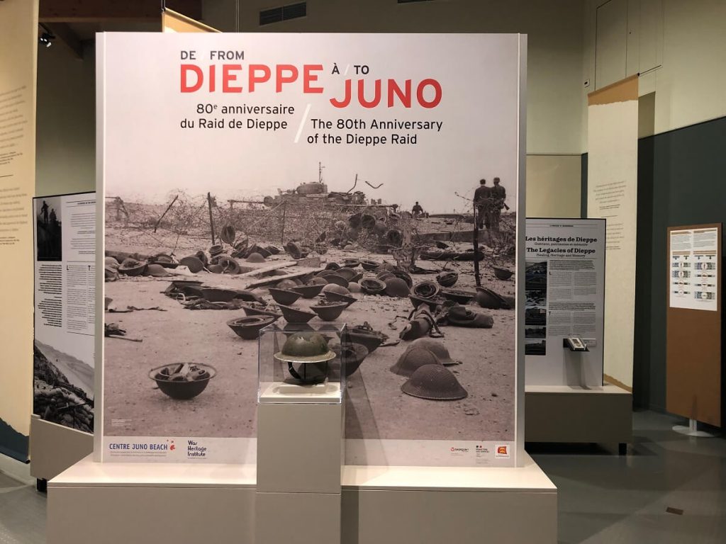 exposition centre juno beach de dieppe a juno 80e anniversaire du raid de dieppe credit nathalie papouin